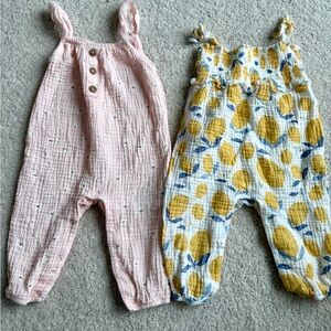 Cotton Muslin Baby Girl Rompers